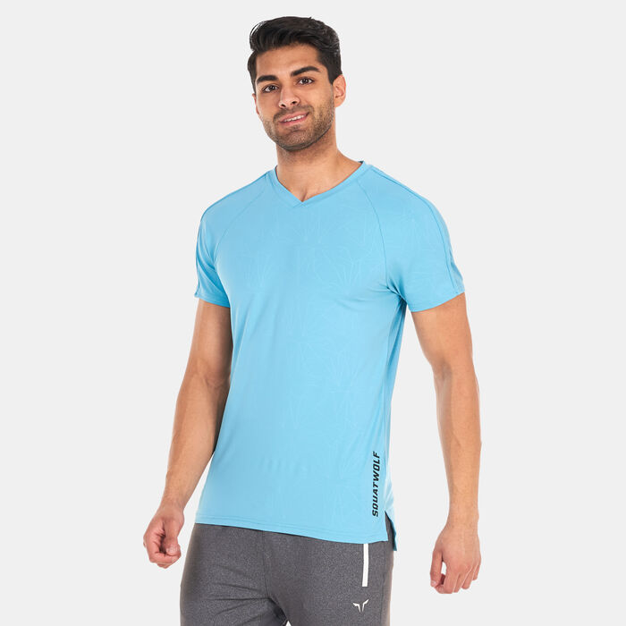 SQUATWOLF Men's Core AeroTech Training T-Shirt Blue SQUATWOLF Men's Core AeroTech Training T-Shirt Blue image number 0