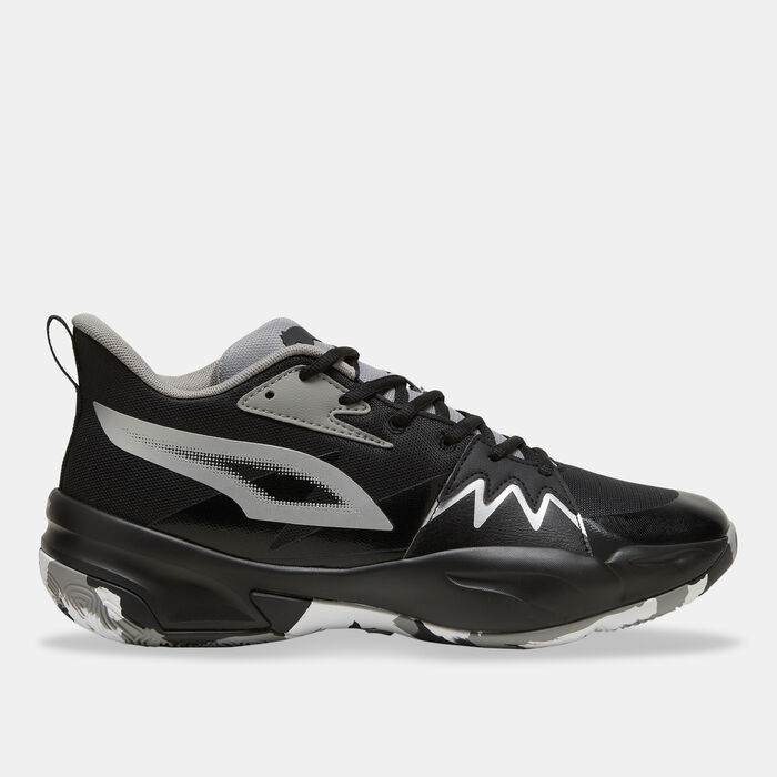 PUMA Men's Genetics Basketball Shoes Black PUMA Men's Genetics Basketball Shoes Black image number 2