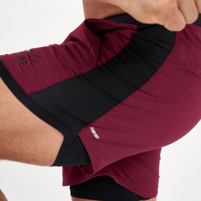 Nike Men's Flex Stride Future Fast 2-in-1 Hybrid Shorts Red Nike Men's Flex Stride Future Fast 2-in-1 Hybrid Shorts Red image number 3