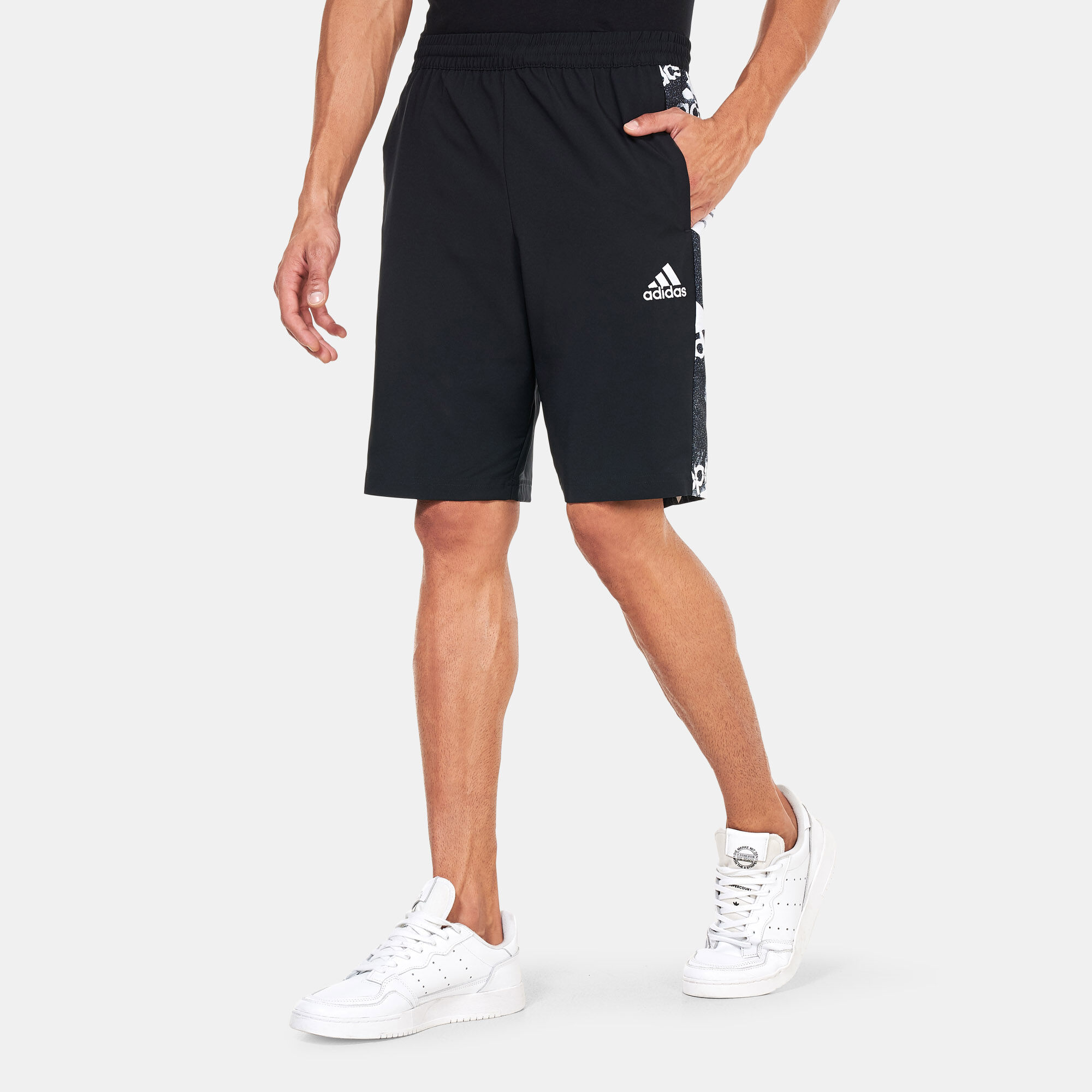 Adidas men's woven shorts clearance