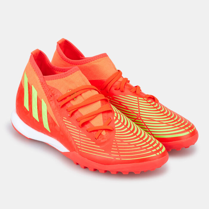 adidas Men's Predator Edge.3 Turf Ground Football Shoes Red image number 1