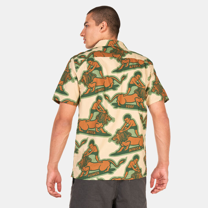 Vans Men's x Mami Wata Graphic Shirt Green Vans Men's x Mami Wata Graphic Shirt Green image number 1
