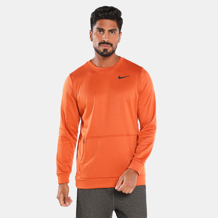 Nike Men's Therma Sweatshirt Orange Nike Men's Therma Sweatshirt Orange image number 0