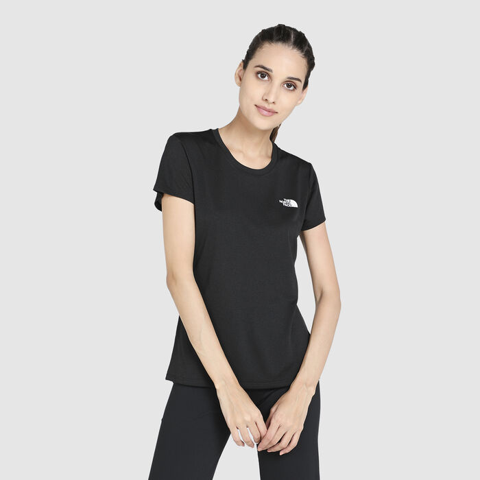 The North Face Women's Reaxion Ampere T-Shirt Black The North Face Women's Reaxion Ampere T-Shirt Black image number 0