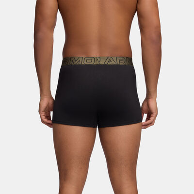 Under Armour Men's Performance Cotton Boxerjock Boxers (3 Pack) Black