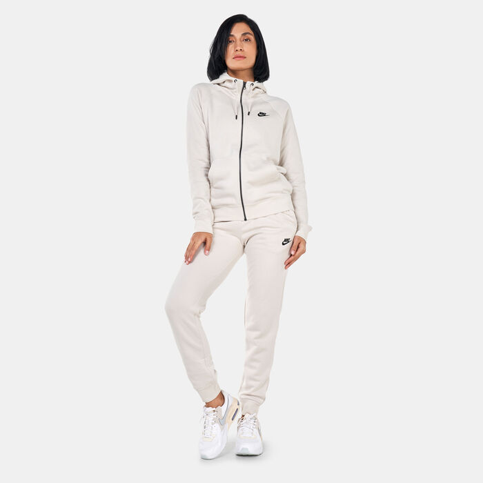 Nike Women's Sportswear Essential Fleece Sweatpants Ivory Nike Women's Sportswear Essential Fleece Sweatpants Ivory image number 2
