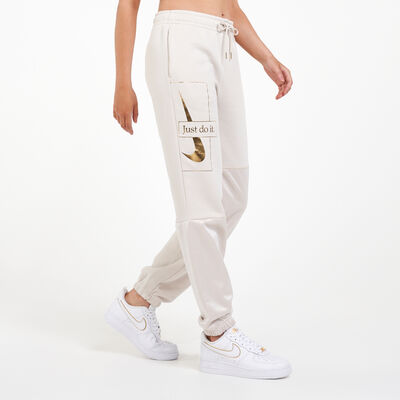Nike Women's Sportswear Icon Clash Sweatpants Ivory Nike Women's Sportswear Icon Clash Sweatpants Ivory