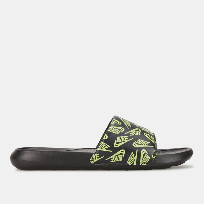 Nike Men's Victori One Printed Slides Black Nike Men's Victori One Printed Slides Black image number 1