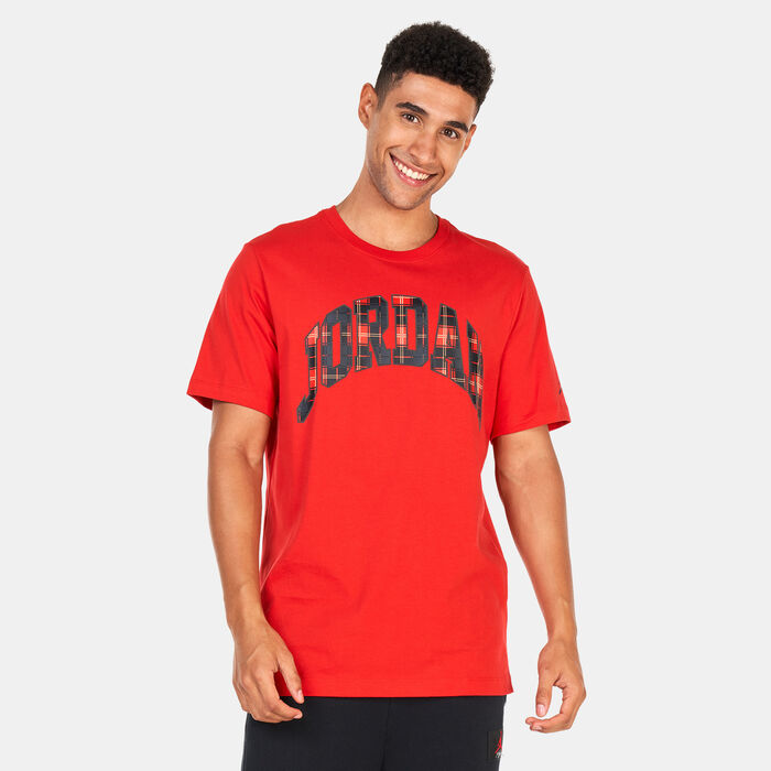 Jordan Men's Brand Festive T-Shirt Red Jordan Men's Brand Festive T-Shirt Red image number 0