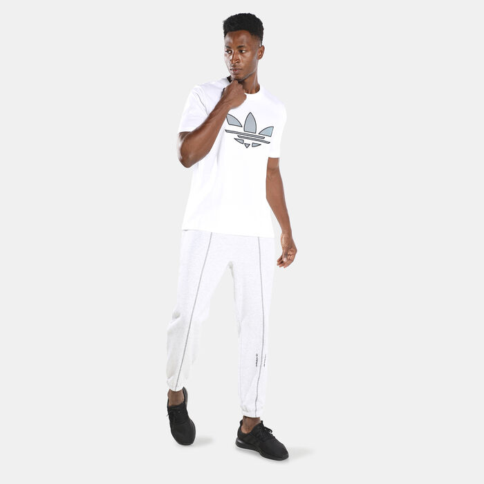 adidas Men's Adicolor Shattered Trefoil T-Shirt White adidas Men's Adicolor Shattered Trefoil T-Shirt White image number 2