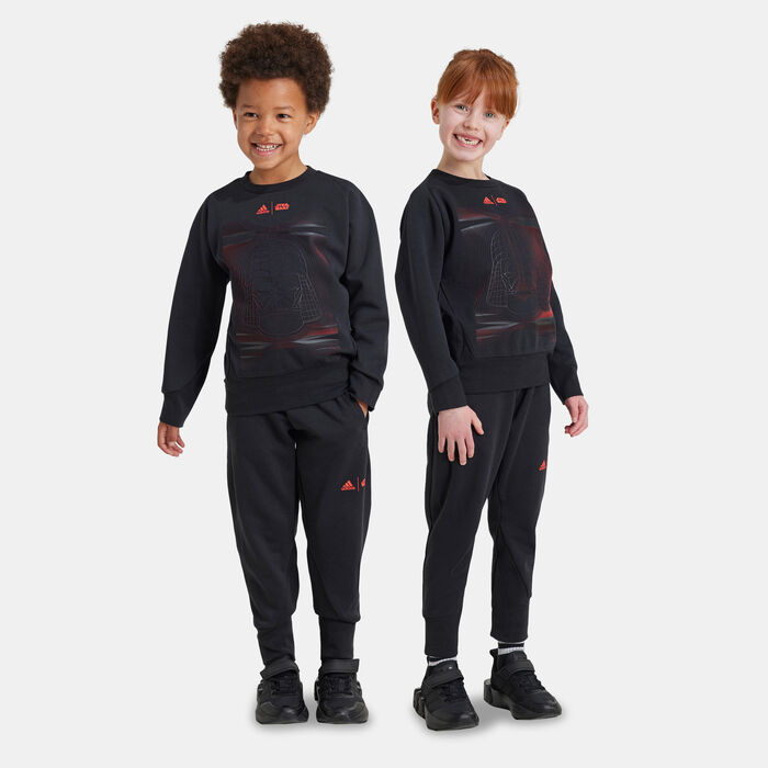 adidas Kids' Star Wars Z.N.E. Sweatshirt and Joggers Set (Younger Kids) Black image number 0