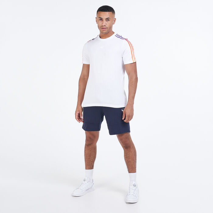 adidas Originals Men's SPRT Foundation Sweat Shorts Blue adidas Originals Men's SPRT Foundation Sweat Shorts Blue image number 2