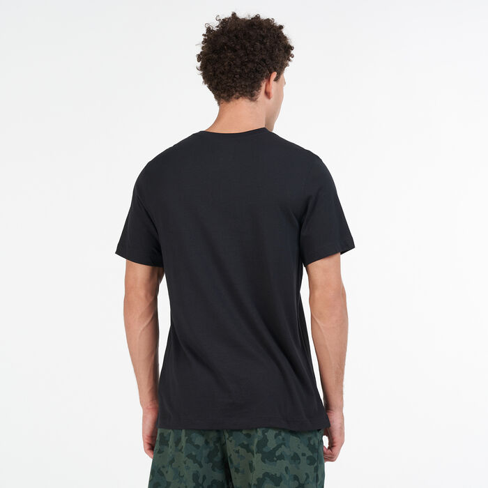 Nike Men's Sportswear Just Do It 12 Month T-Shirt Black Nike Men's Sportswear Just Do It 12 Month T-Shirt Black image number 1