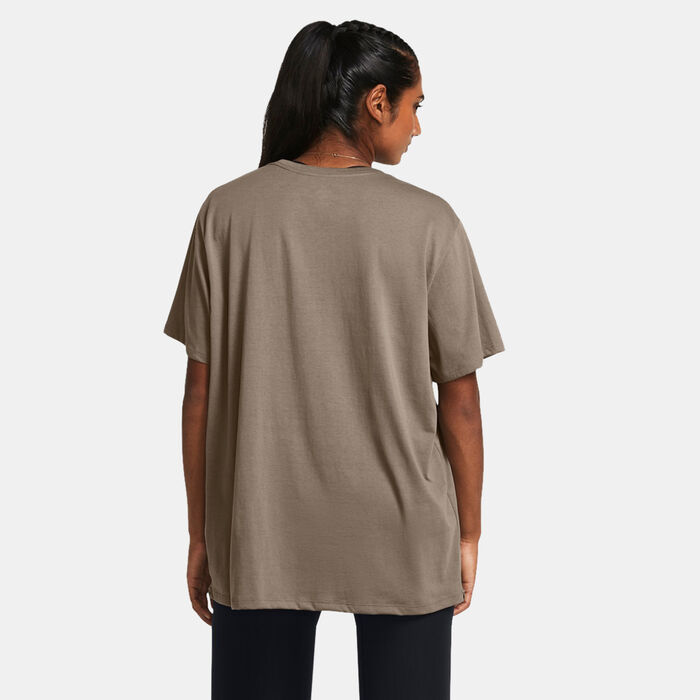 Under Armour Women's Campus Logo T-Shirt Brown image number 1
