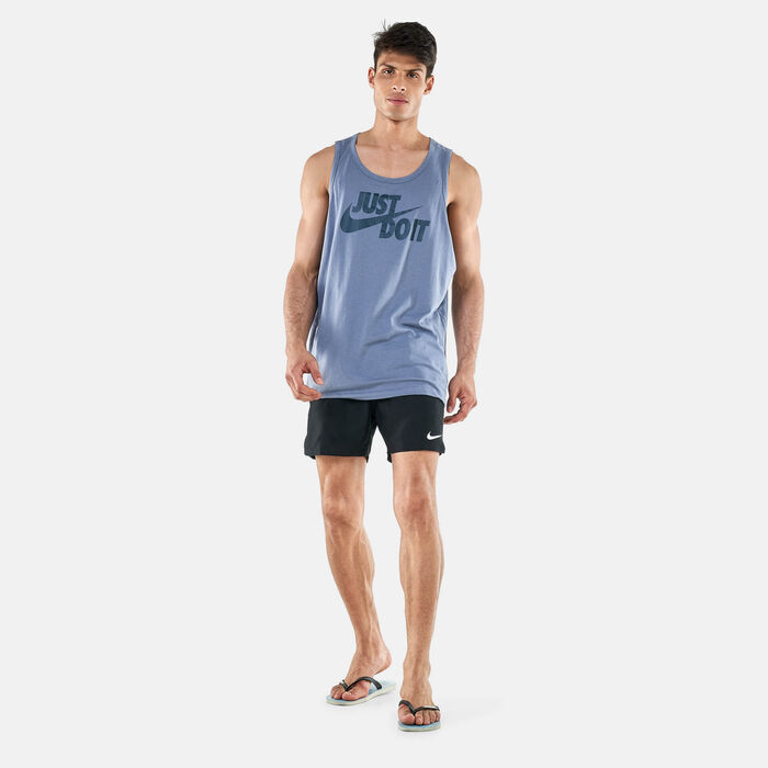 Nike Swim Men's Logo Tape 5-Inch Swimming Shorts Black Nike Swim Men's Logo Tape 5-Inch Swimming Shorts Black image number 2