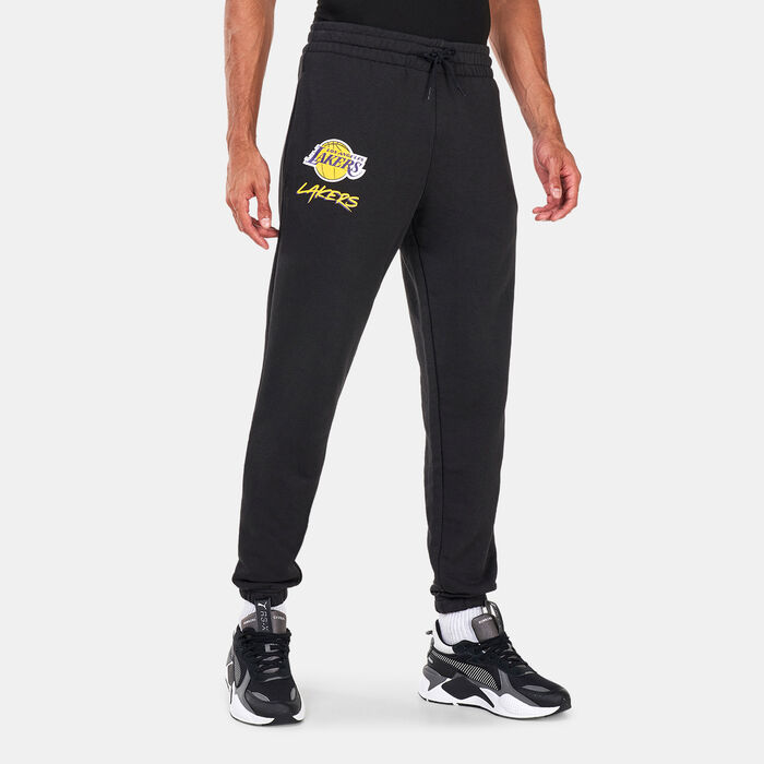 New Era Men's NBA Los Angeles Lakers Script Joggers Black image number 0