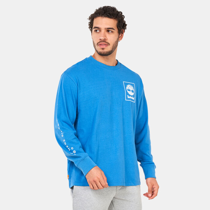 Timberland Men's Back Archive Graphic T-Shirt Blue Timberland Men's Back Archive Graphic T-Shirt Blue image number 0