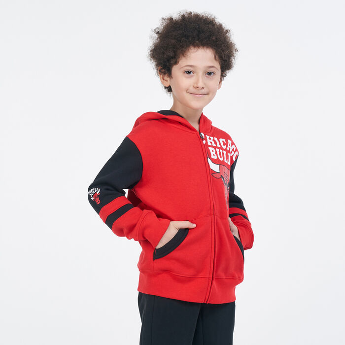 Nike Kids' NBA Chicago Bulls Hoodie Red image number 0