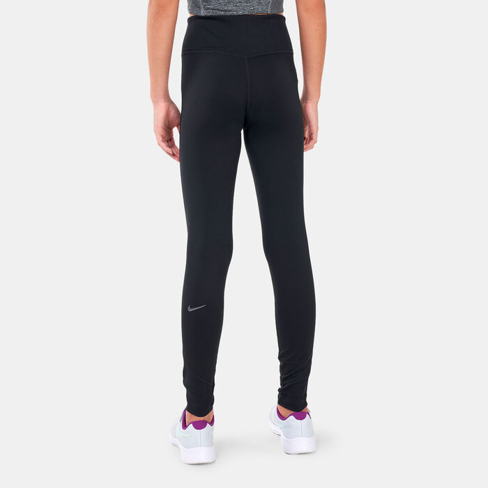 Nike Kids' Yoga Dri-FIT Leggings Black Nike Kids' Yoga Dri-FIT Leggings Black image number 1