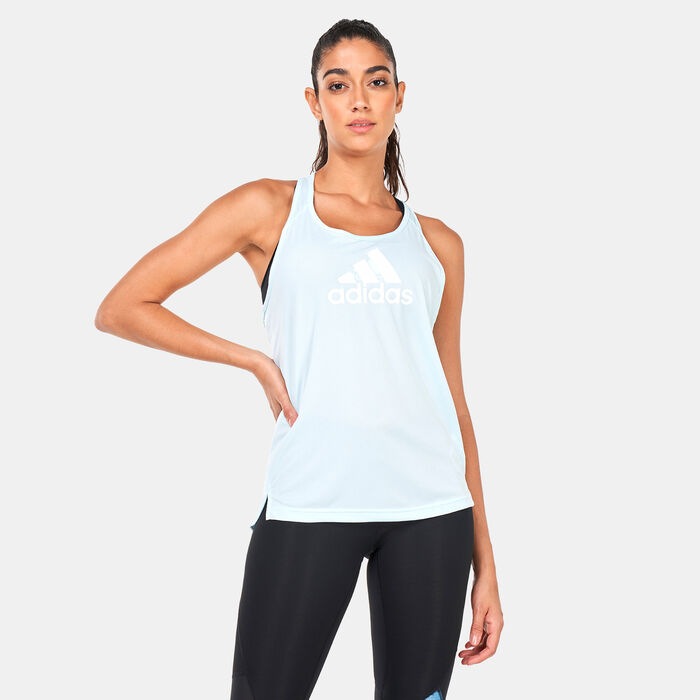 adidas Women's Aeroready Designed 2 Move Sport Tank Top Blue image number 0