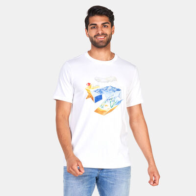 Converse Men's Star Chevron Ocean T-Shirt White