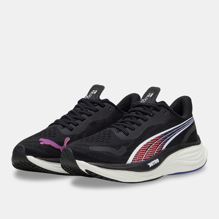 PUMA Women's Velocity NITRO 3 Running Shoes Black image number 1