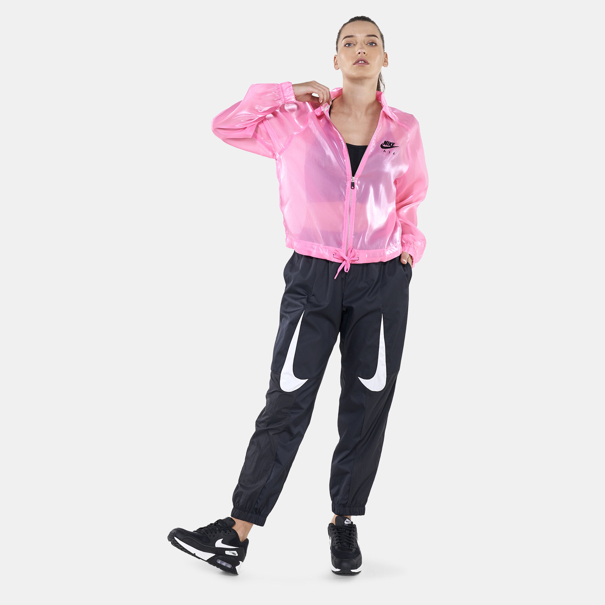 Nike sheer jacket top