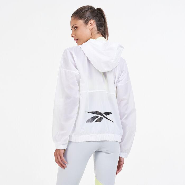 Reebok Women's Meet You There Jacket White Reebok Women's Meet You There Jacket White image number 1