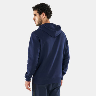 Under Armour Men's UA Rival Fleece Big Logo Pullover Hoodie Blue