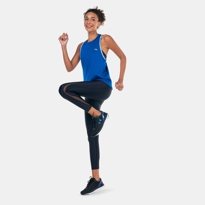 Under Armour Women's Knockout Training Tank Top Blue Under Armour Women's Knockout Training Tank Top Blue image number 2
