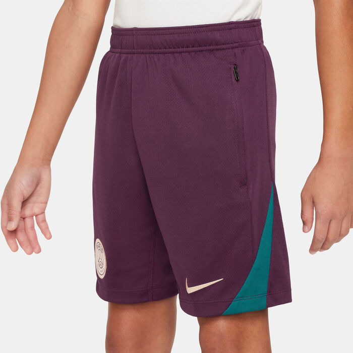 Jordan Kids' Paris Saint-Germain Strike Dri-FIT Knit Football Shorts Pink Jordan Kids' Paris Saint-Germain Strike Dri-FIT Knit Football Shorts Pink image number 2