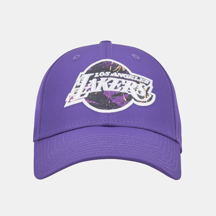 New Era Men's Los Angeles Lakers Print Infill 9FORTY Cap Purple New Era Men's Los Angeles Lakers Print Infill 9FORTY Cap Purple image number 0