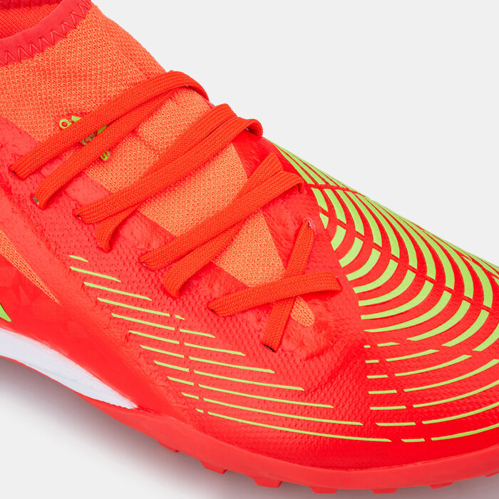 adidas Men's Predator Edge.3 Turf Ground Football Shoes Red image number 4