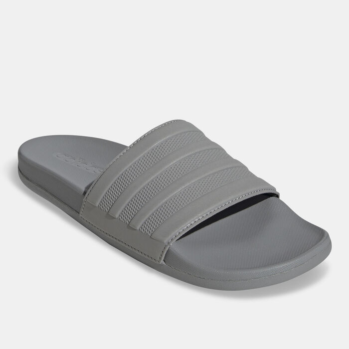 adidas Men's Adilette Comfort Slides Grey adidas Men's Adilette Comfort Slides Grey image number 0