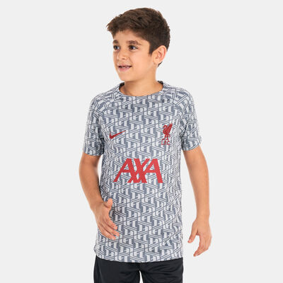 Nike Kids' Liverpool F.C. Dri-FIT Football T-Shirt Black