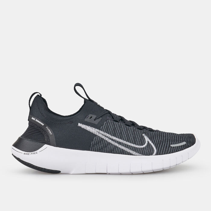 Nike Men's Free Run Flyknit Next Nature Road Running Shoes Black Nike Men's Free Run Flyknit Next Nature Road Running Shoes Black image number 0