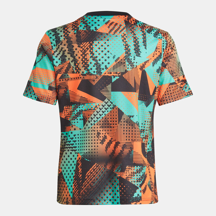 adidas Kids' Messi Graphic Training Jersey Orange adidas Kids' Messi Graphic Training Jersey Orange image number 1