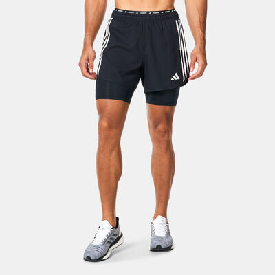 adidas Men's Own The Run 2-in-1 Running Shorts Black