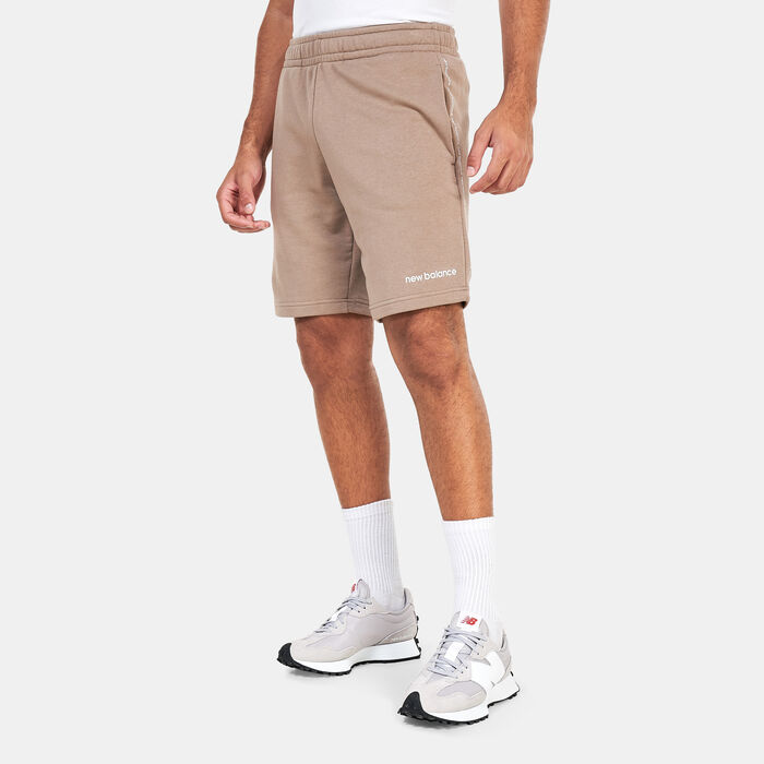New Balance Men's NB Essentials Fleece Shorts Brown New Balance Men's NB Essentials Fleece Shorts Brown image number 0