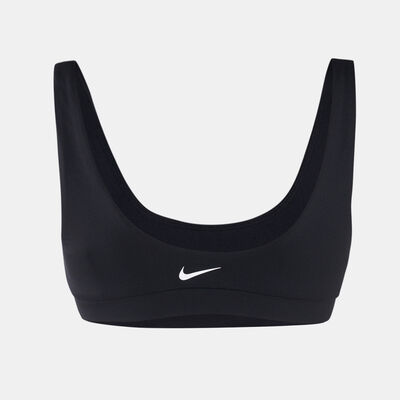 Nike Swim Women's Grid Bikini Top Black Nike Swim Women's Grid Bikini Top Black