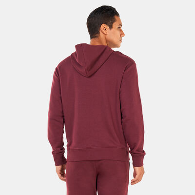 New Balance Men's NB Essentials Stacked Rubber PO Hoodie Red