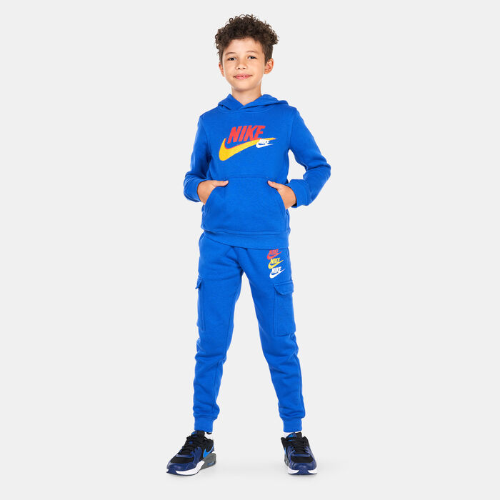 Nike Kids' Sportswear Fleece Cargo Pants Blue Nike Kids' Sportswear Fleece Cargo Pants Blue image number 2