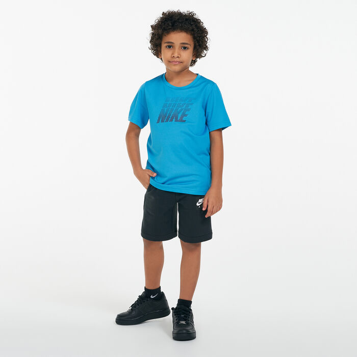 Nike Kids' Dri-FIT Breathe T-Shirt Blue Nike Kids' Dri-FIT Breathe T-Shirt Blue image number 2