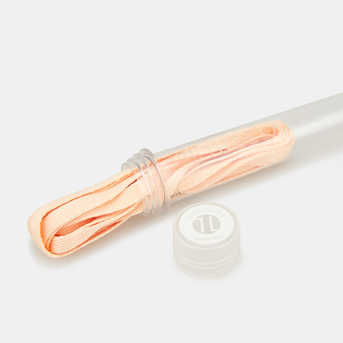 TUBELACES Flat Shoelaces Orange image number 1