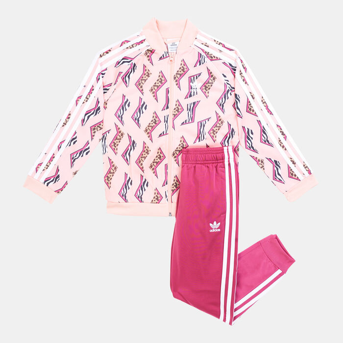 adidas Originals Kids' Superstar Tracksuit Set (Younger Kids) Pink image number 0