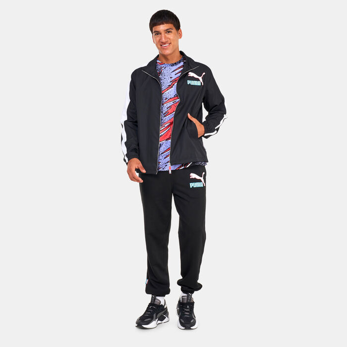 PUMA Men's Fandom Sweatpants Grey PUMA Men's Fandom Sweatpants Grey image number 2