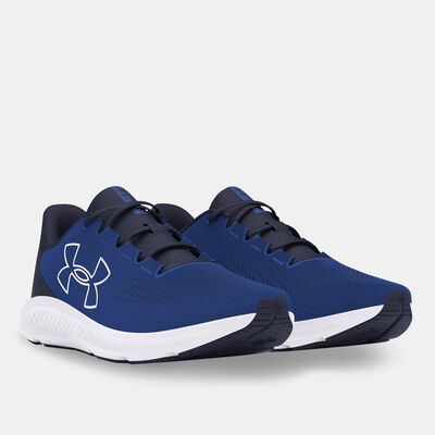 Under Armour Men's Charged Pursuit 3 Big Logo Running Shoes Blue Under Armour Men's Charged Pursuit 3 Big Logo Running Shoes Blue