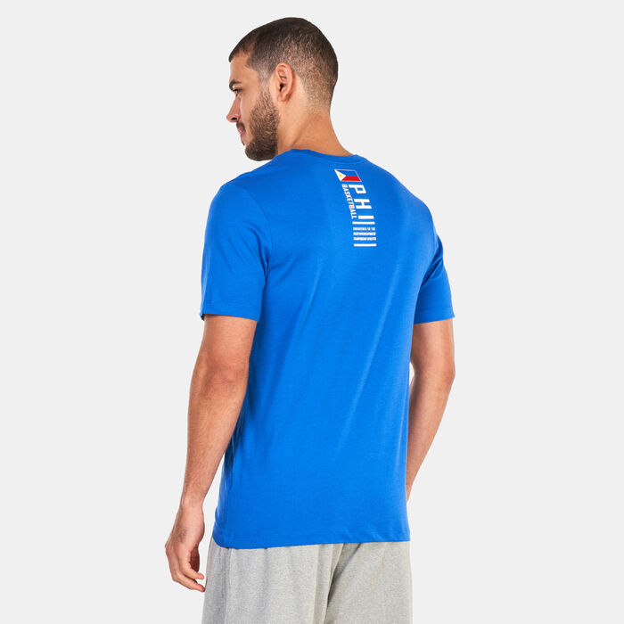 Nike Men's Dri-FIT Philippines Basketball T-Shirt Blue image number 1