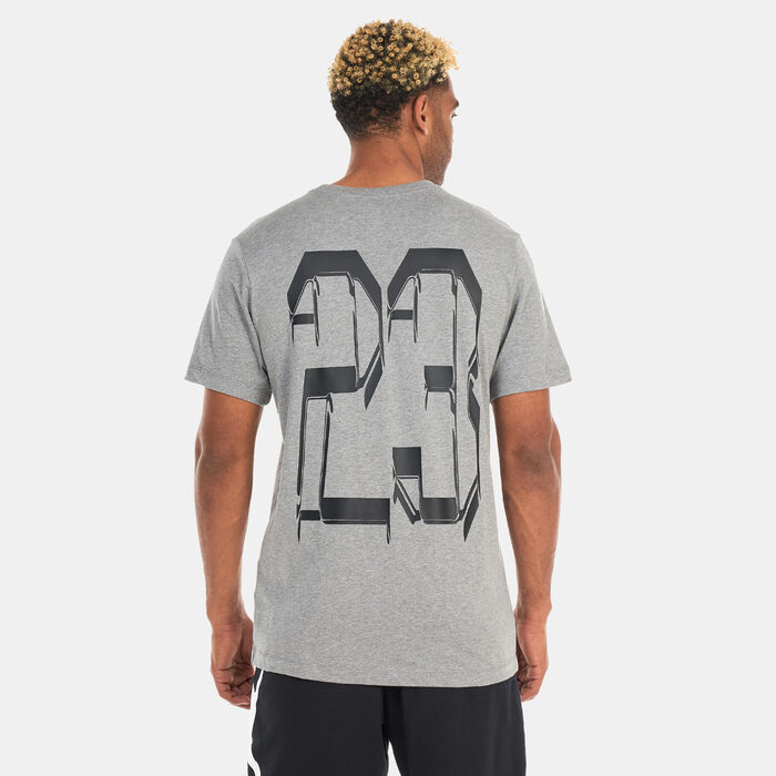 Jordan Men's Brand Graphic T-Shirt Grey Jordan Men's Brand Graphic T-Shirt Grey image number 1