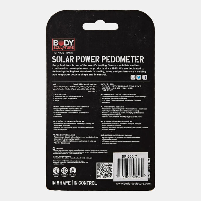 Body Sculpture Solar Pedometer Multi Body Sculpture Solar Pedometer Multi image number 1